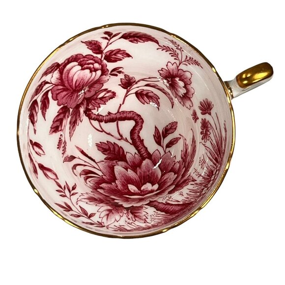 Peony EB 1850 Foley Tea Cup & Saucer Gold Trimmed Vtg Bone China England Floral - Picture 10 of 16